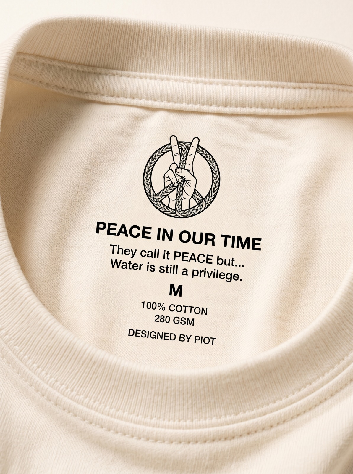 Inside collar detail